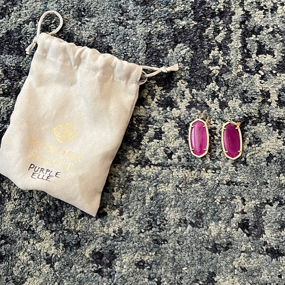Kendra Scott Elle Earrings in Purple